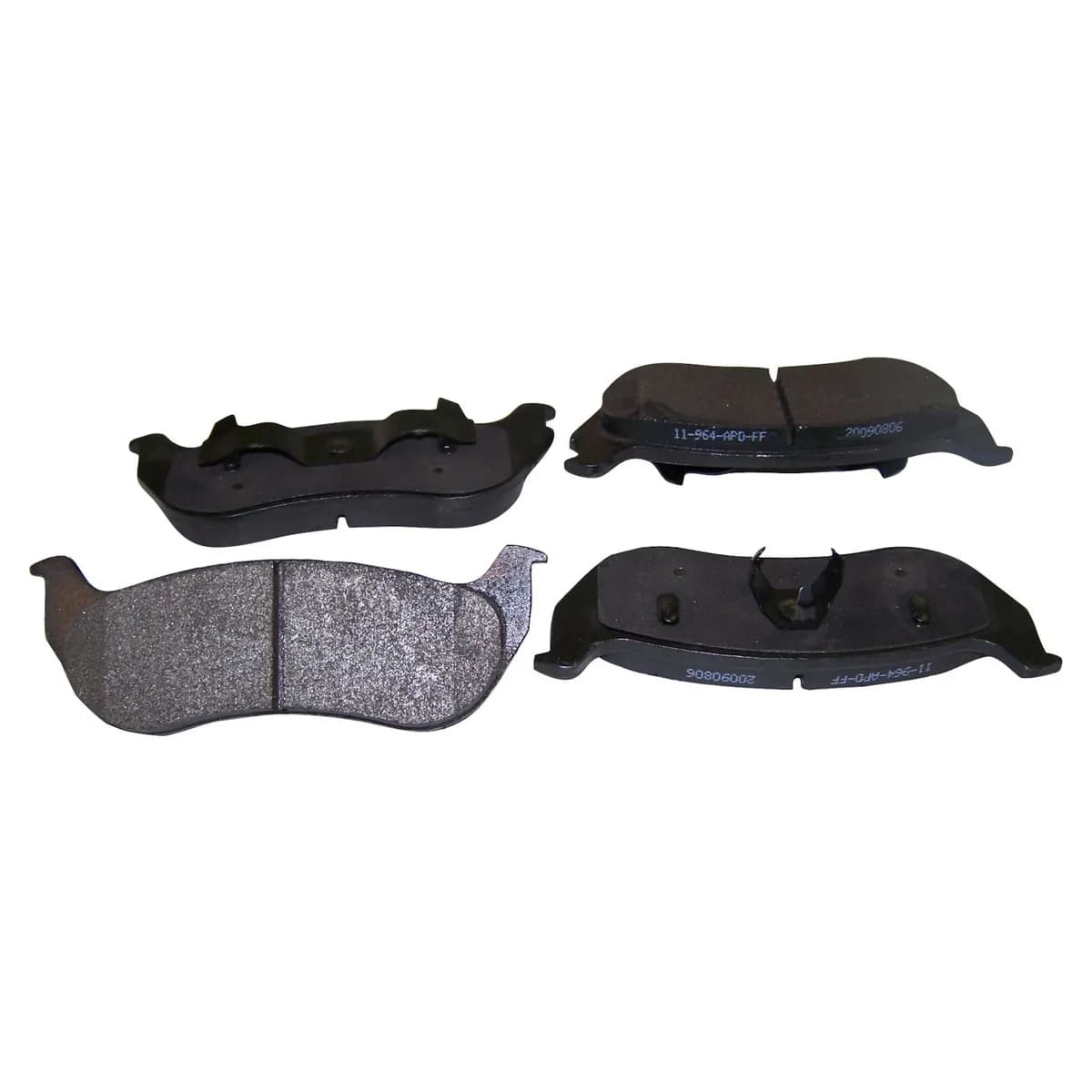 0306 TJ Wrangler w Rear Disc Brakes Brake Pad Set
