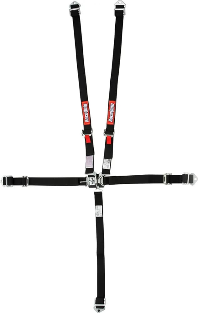 jr l & l 5pt Harness Set Black