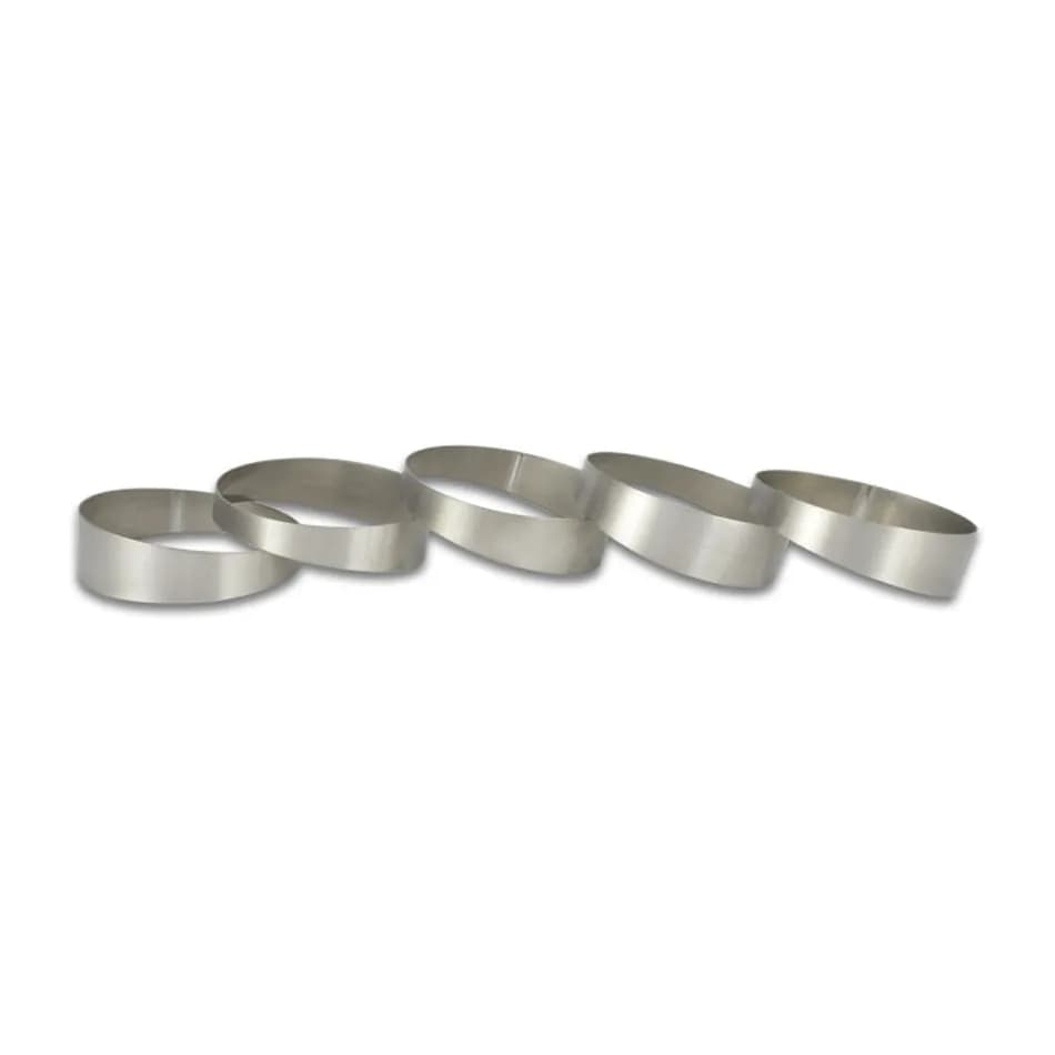 Titanium Pie Cuts; 2.5 in. Tube OD; 4.4375 in. Centerline Radius; 9 Deg. Bend Angle; CP1 Titanium; 0.039 in. Wall Thickness;