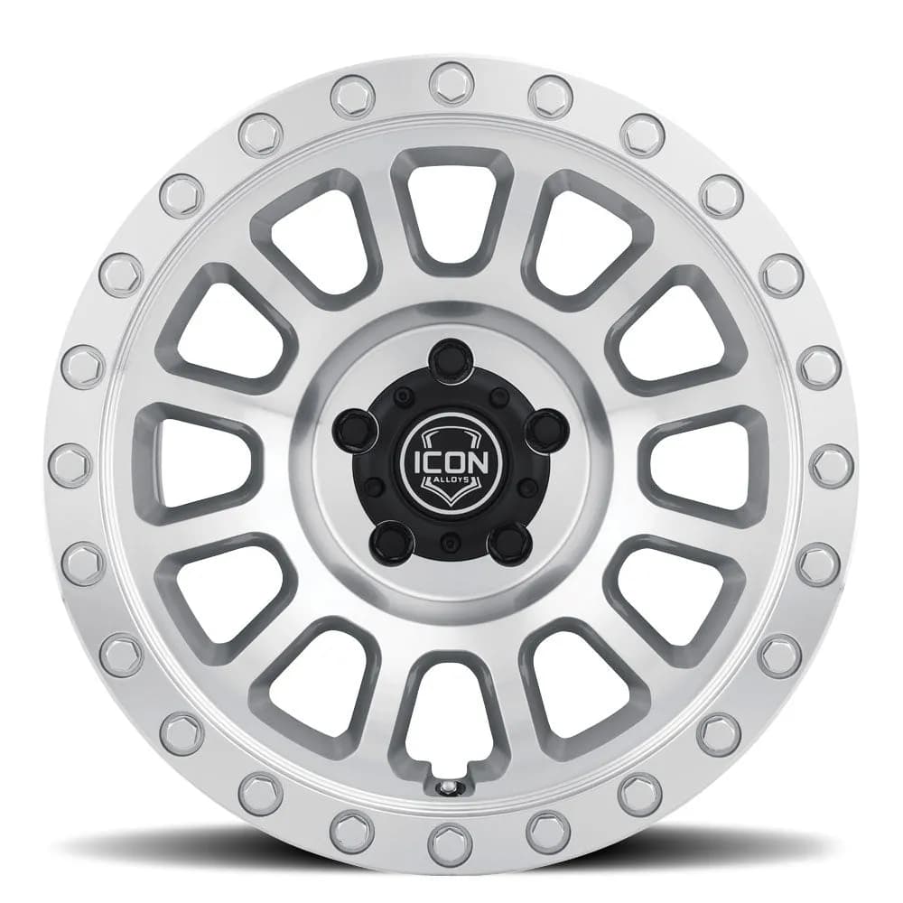Icon Suspension Icon Alloys Hulse Silver Mach - 18 x 9 / 6 x 135 / 6mm / 5.25 bs 8018906352sm