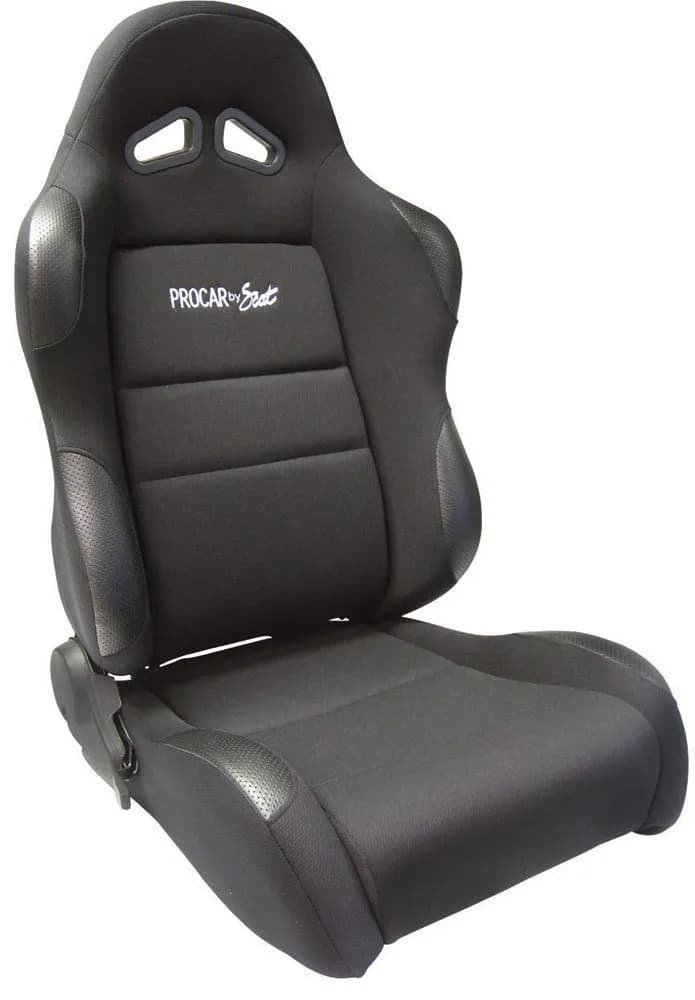 Sportsman Black Vinyl Inside Black Velour Wings & Side Bolsters