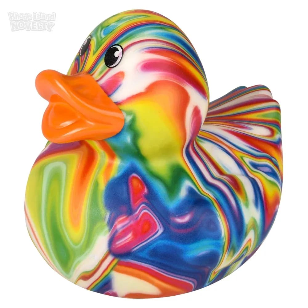 Big Swirl Rubber Ducky 6\"