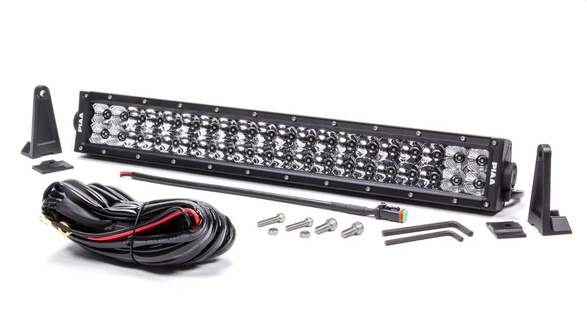 Quad Series LED Light Bar Kit; 20 in.; Dual Row; Combo Beam; Single;