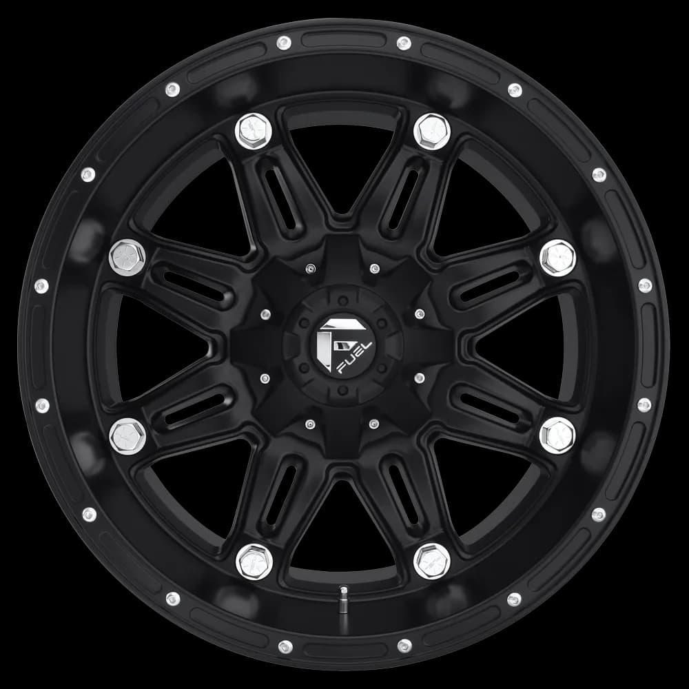 Aluminum Wheels 17X9 Hostage D531 5 On 114.3/5 On 127 Matte Black 78.1 Bore -12 Offset Fuel Off Road Wheels