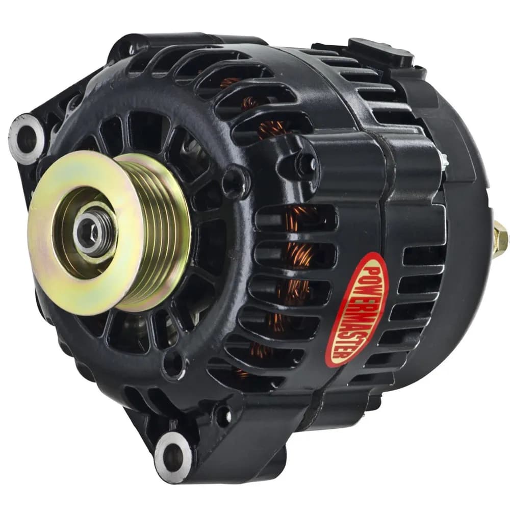 Alternator; AD230; Offset 2 in. Spools; 165 Amp; 100 Idle; Black;