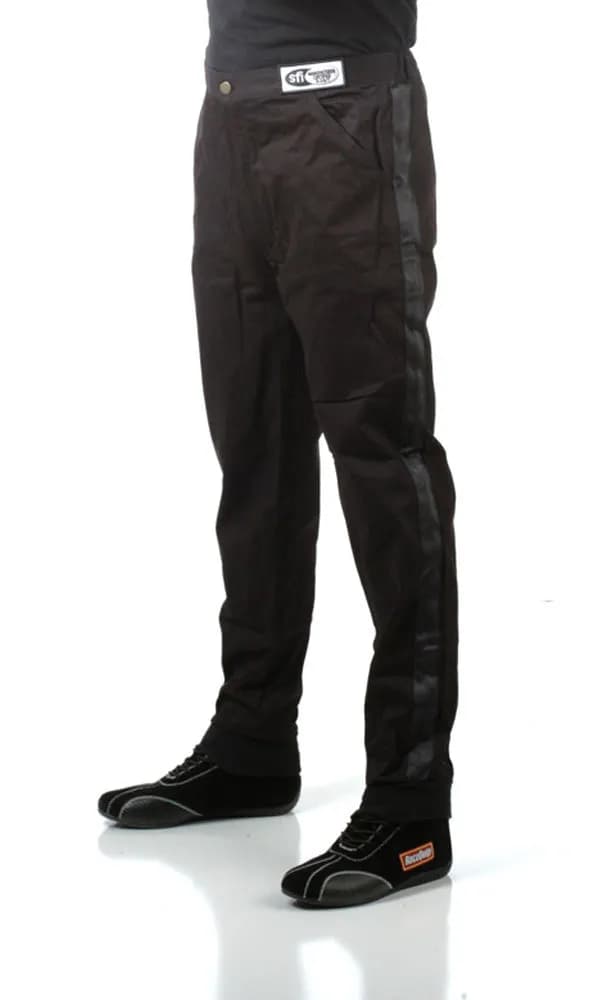 Single Layer Racing Driver Fire Suit Pants; Sfi 3.2a/ 1 ; Black 4xlarge