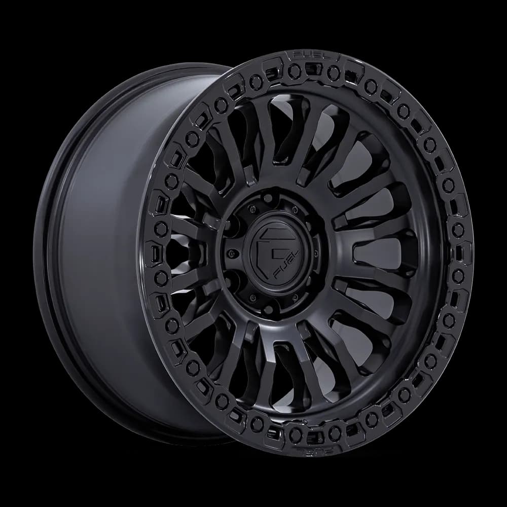 Fuel Wheels | Rincon | Matte Black w/ Gloss Black Lip