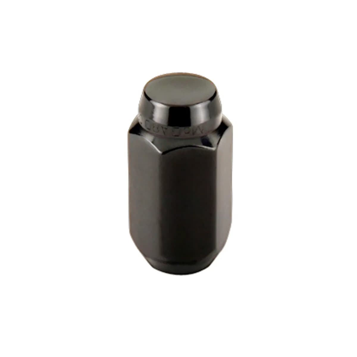 Hex Lug Nut M14x1.5 Cone Seat 22mm Hex 1.635 in Oal Black (4 Pk)