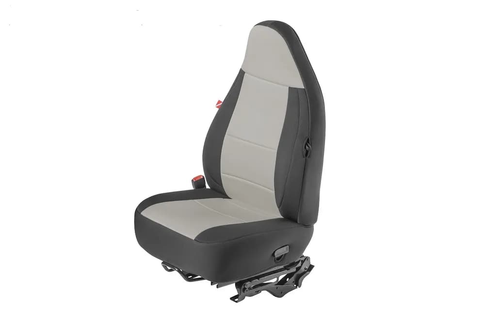 Jeep Wrangler Neoprene Seat Covers for 03-06 Jeep Wrangler TJ Light Gray Diver Down