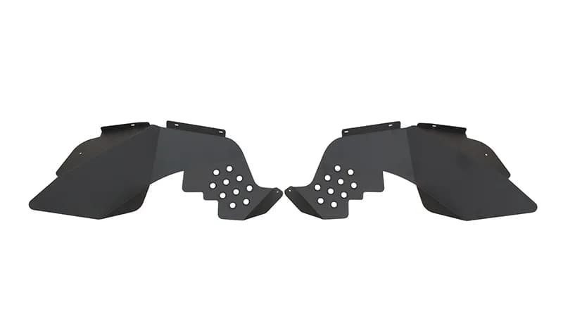 Jeep JK Inner Fenders 07-18 Wrangler JK Front/Rear Set Of 4 Aluminum Black Powdercoat Fishbone Offroad
