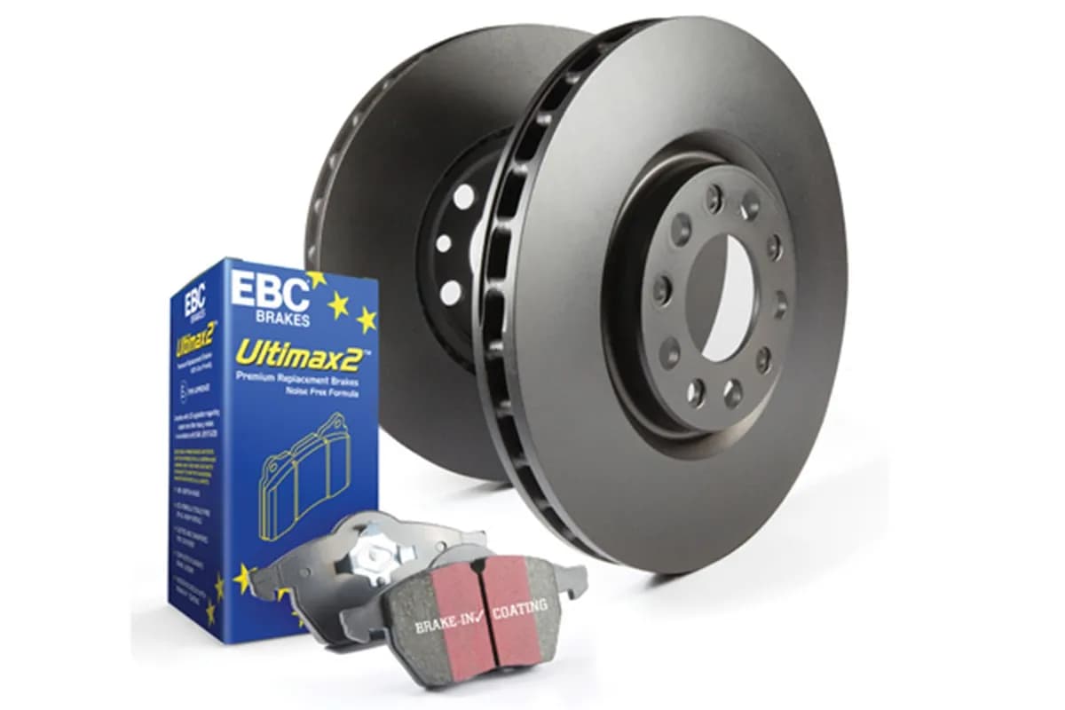 S1 Kits Ultimax 2 and RK Rotors; Rear; FMSI Pad No. D2250;