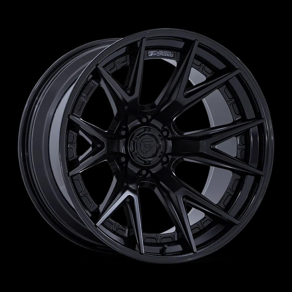 Fuel Wheels | Catalyst | Matte Black w/ Gloss Black Lip