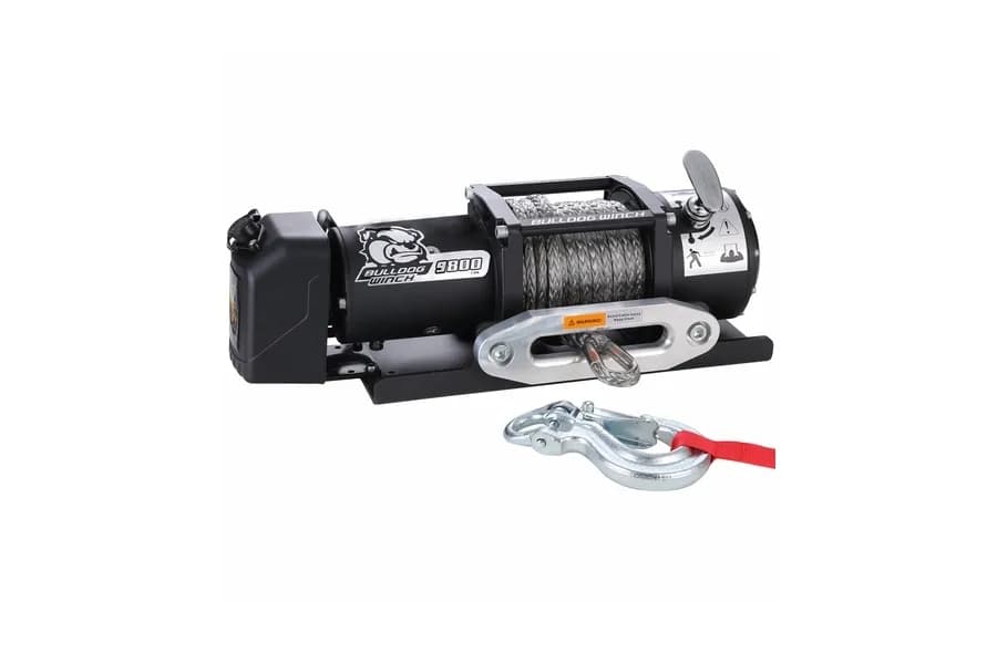 9800 Lb Trailer Winch Synthetic Rope Bulldog Winch