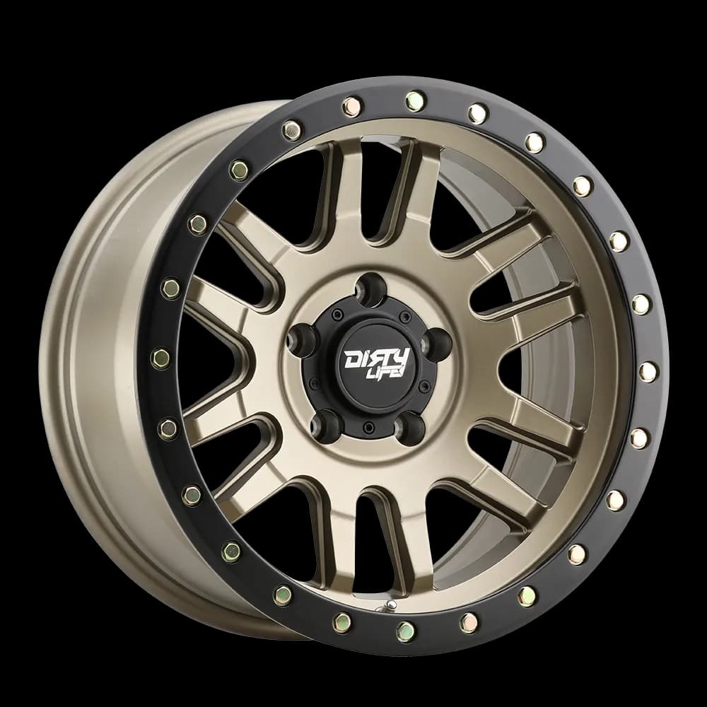 Dirty Life Race Wheels Canyon Pro 9309 Satin Gold 17X9 6-139.7 -12Mm 106Mm