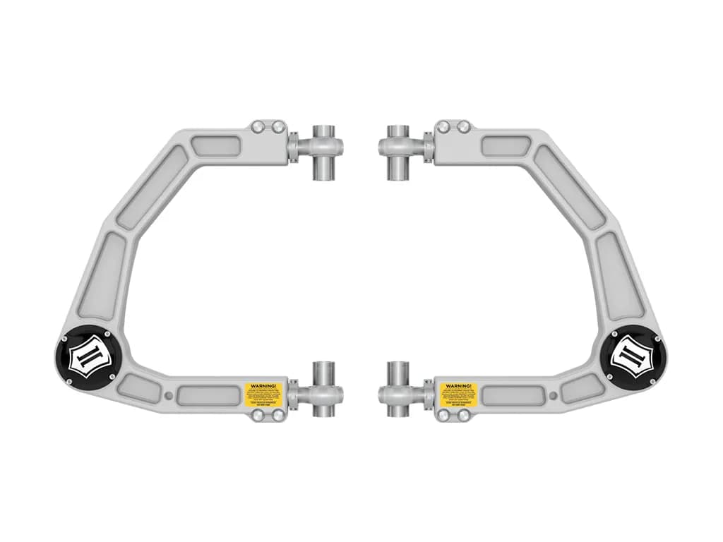 ICON 2024-2025 Toyota Tacoma/2024-2025 Toyota Land Cruiser 250 Series/2024-2026 Lexus GX550/2025-2026 Toyota 4Runner, Front, Billet Upper Control Arms w/ Delta Joint Pro