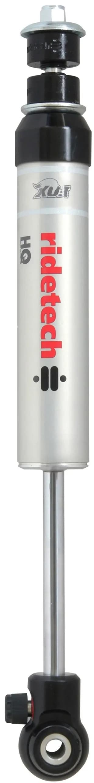 Rear HQ Shock Absorber W/ 8.35 Inch Stroke W/ Stud/Eye Mounting Inverted 1 Rebound Adjustable Shock W/ Flanged Bolt And Spacer 13.65 Inch X 22 Inch W/ A 17.25 -18.5 Inch Ride Height Ridetech