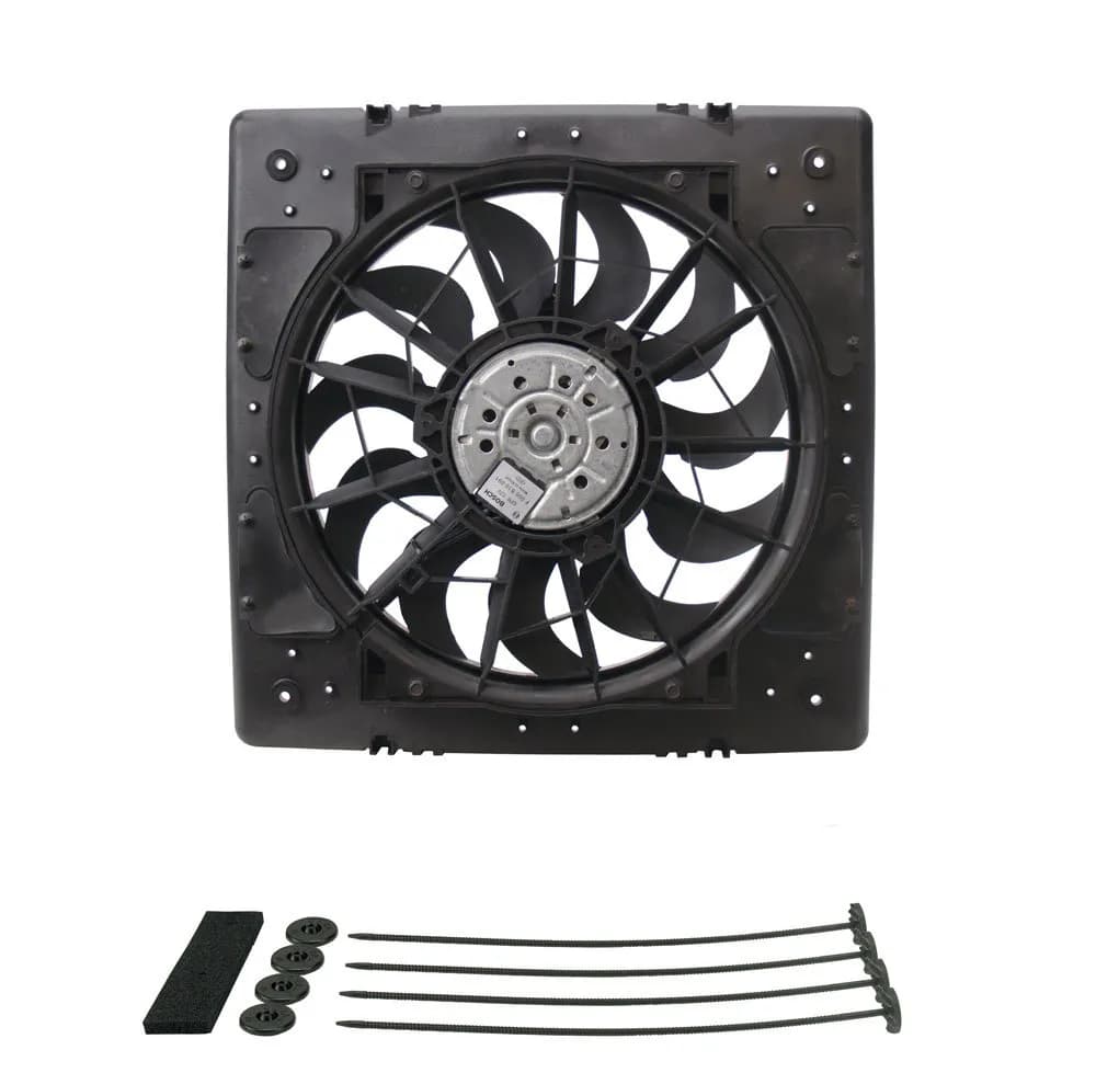 12 High Output Single RAD Puller Fan with Molded Shroud
