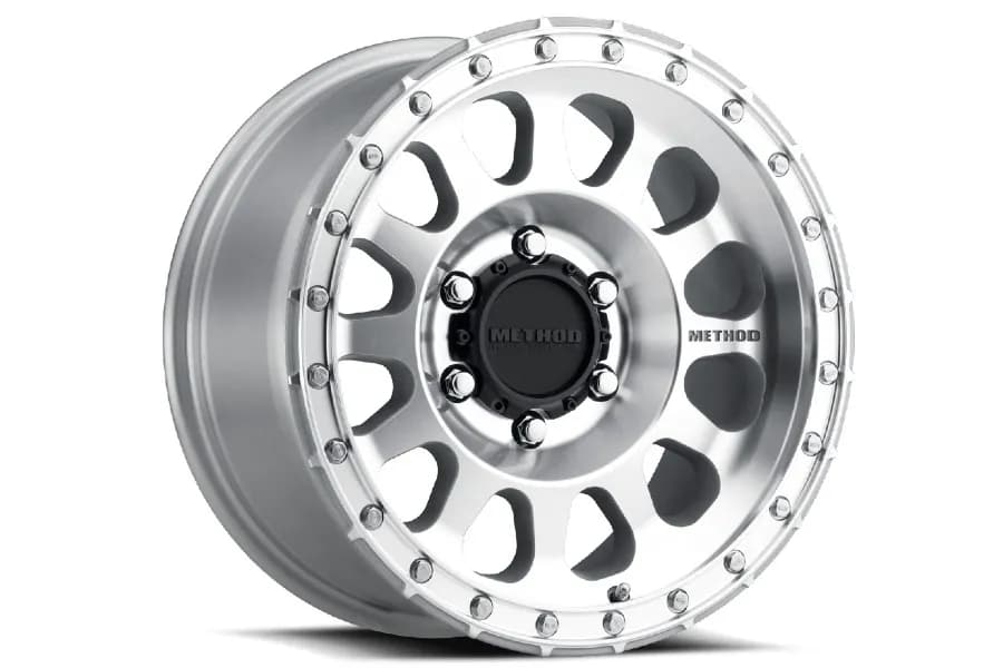 Aluminum Wheels 17x8.5 MR315 Bolt Pattern 6 On 139.7 Offset 0 Lip Size 1.65 Machined SL Clear Coat Method