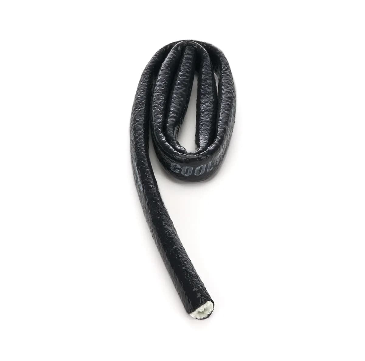 Heat Sleeve 1/2 Inch x 3 Foot Braided Fiberglass 500-2200 Degree F Black Thermo Tec