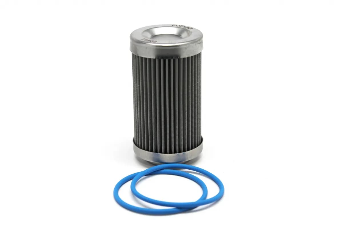 Short (3 Inch) 40 Micron/Stainless Steel Element FUELAB