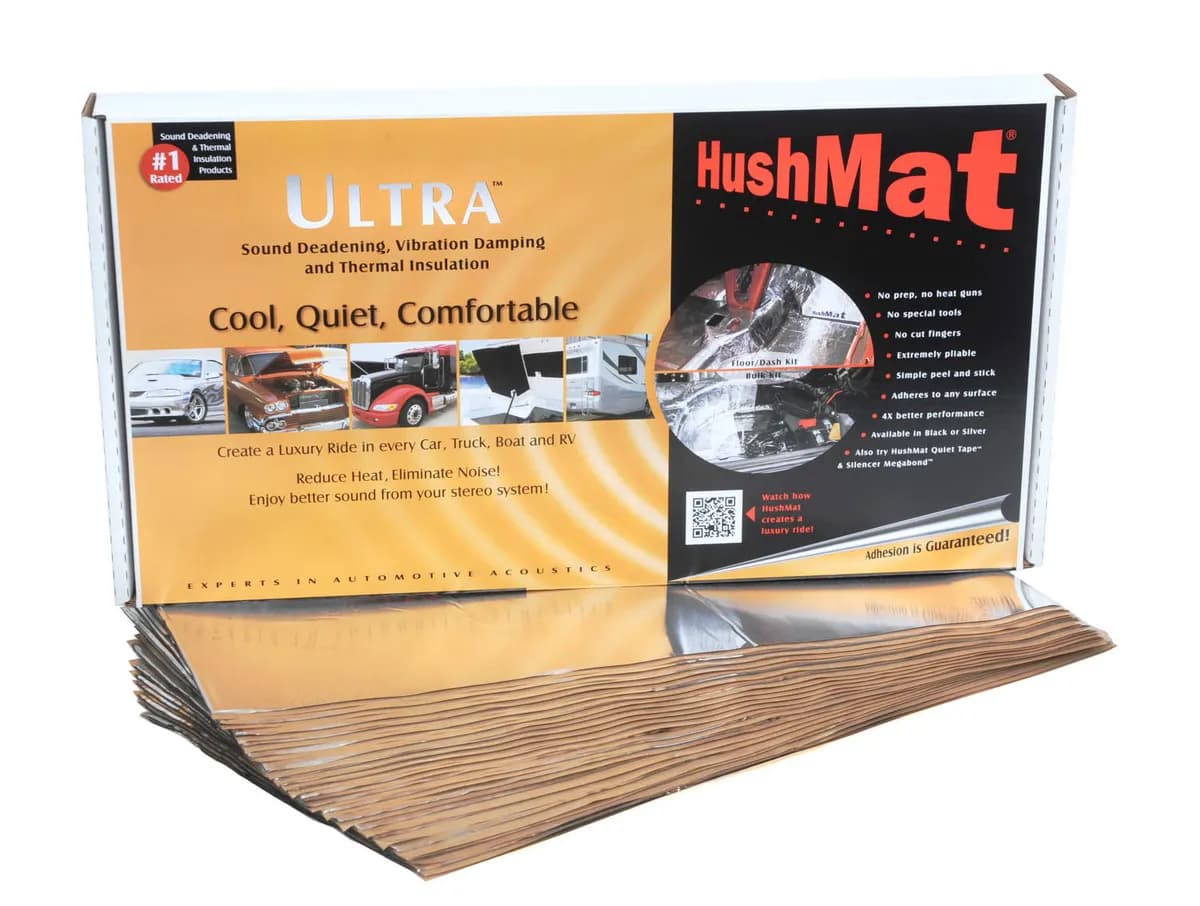 Hushmat Ultra Floor/Dash Kit 20 12in x 23in Sheets 39 Sq. Ft. Silver