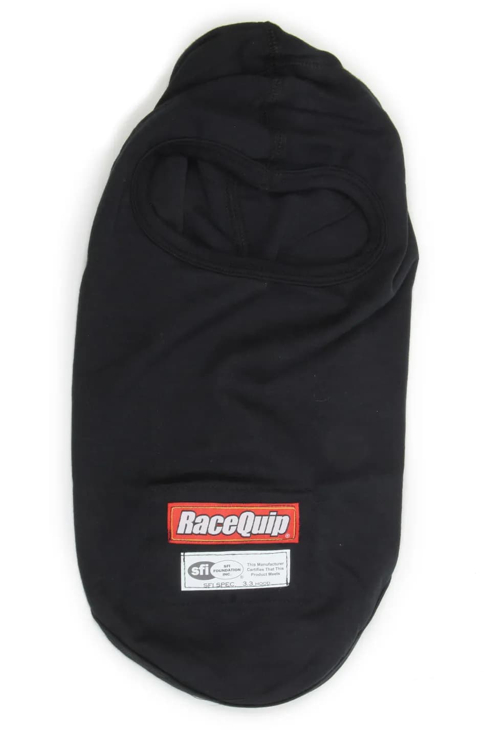 Sfi 3.3 Fire Retardant (Fr) Underwear Head Sock Balaclava Single Layer Hood Blac