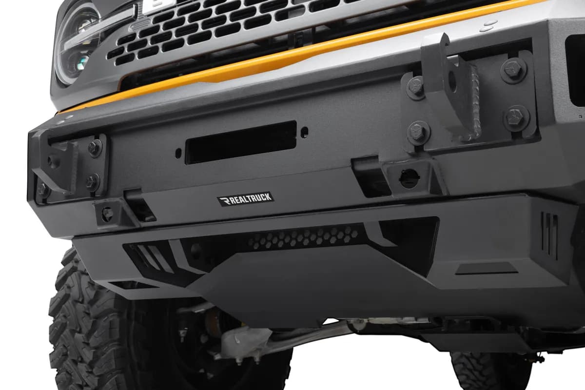 Go Rhino 231400T - Trailline Bumper Fairlead Mount Plate - Textured Black