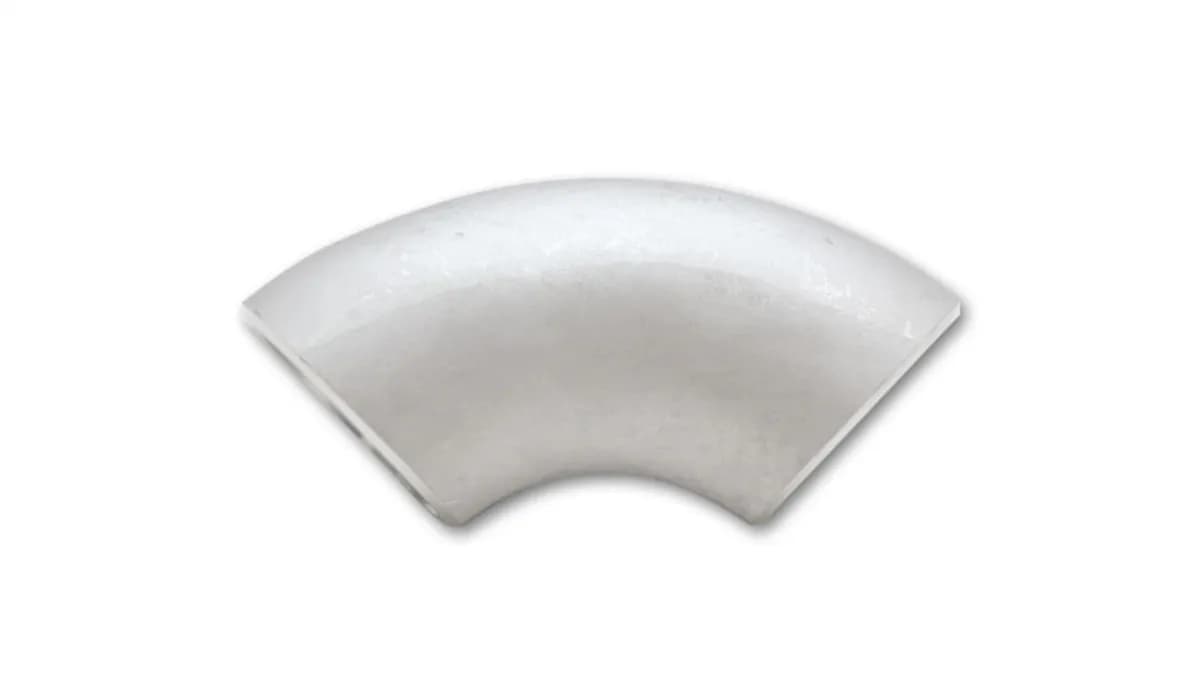 90 Degree Stainless Steel Bend; 1.25 in. Nominal Pipe Size; 1.65 in. Actual OD; 1.45 in. Actual ID; 1.875 in. Center To Face; Long Radius; Sch. 10 Elbow; Natural;