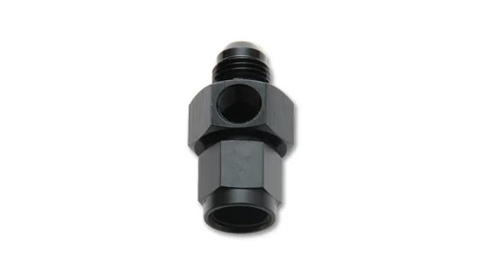 Vibrant Performance - 16486 - Female AN to Male AN Flare Union Adapter with 1/8 in. NPT Port; Size: -6AN