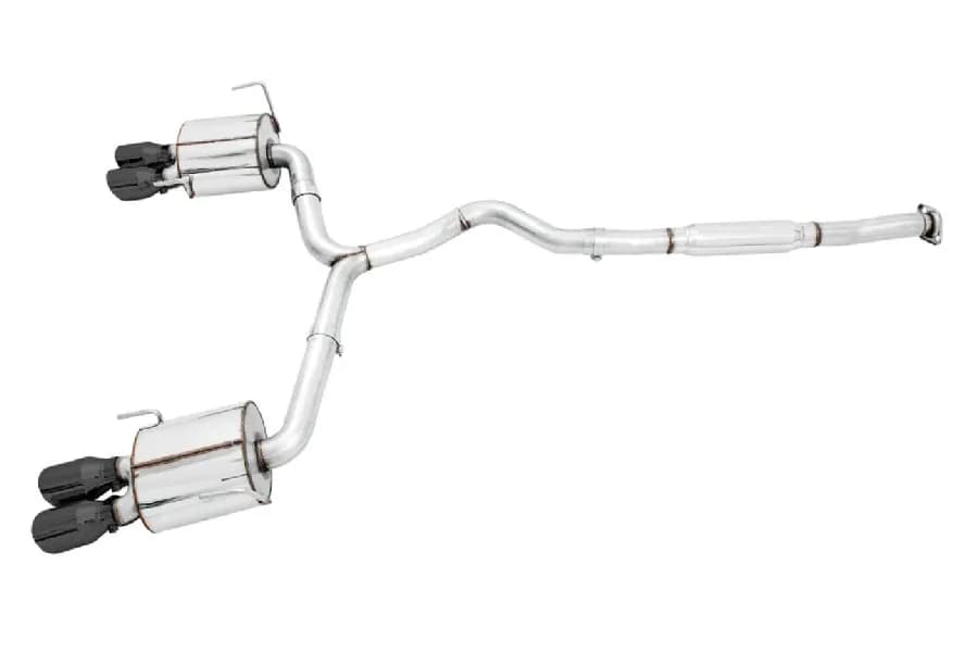 AWE Touring Edition Exhaust for VB Subaru WRX - Diamond Black Tips