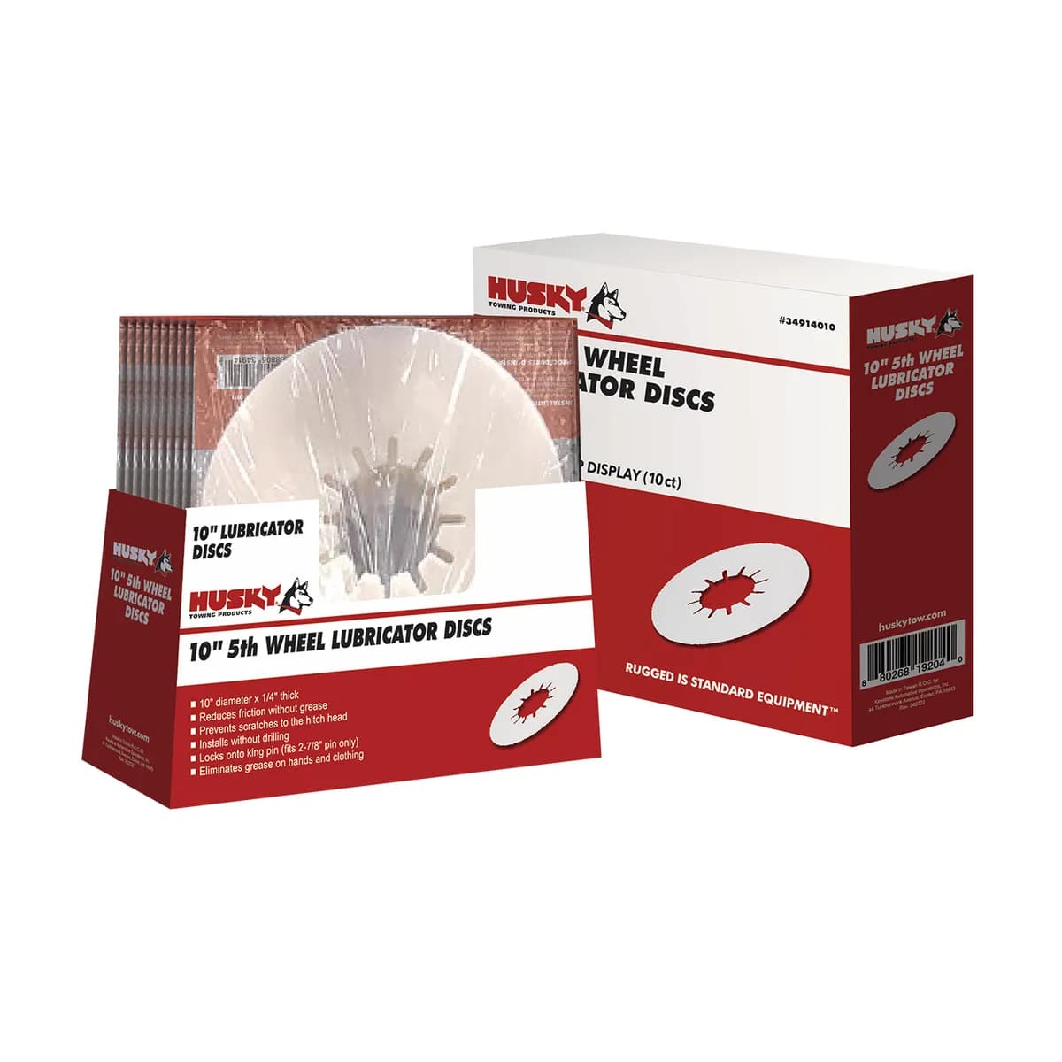 10 Inch 5th Wheel Lube Disc Rtl Box