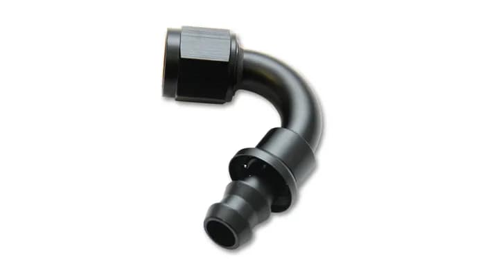 Vibrant Performance - 22210 - Push-On 120 Degree Hose End Elbow Fitting; Size: -10AN