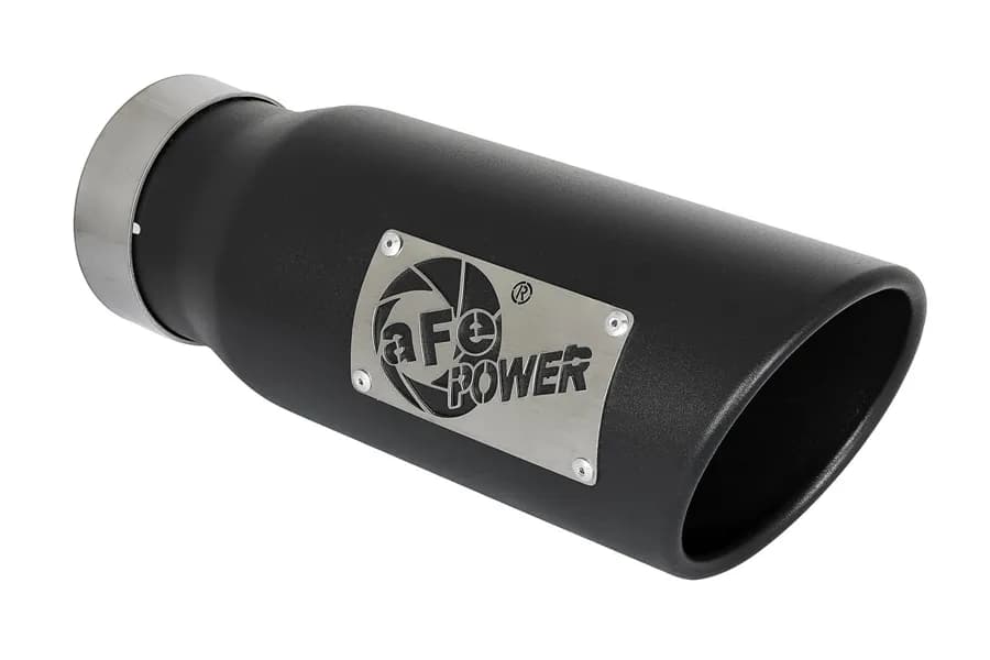 Mach Forcexp 409 Stainless Steel Singlewall Exhaust Tip Black Right Side Exit
