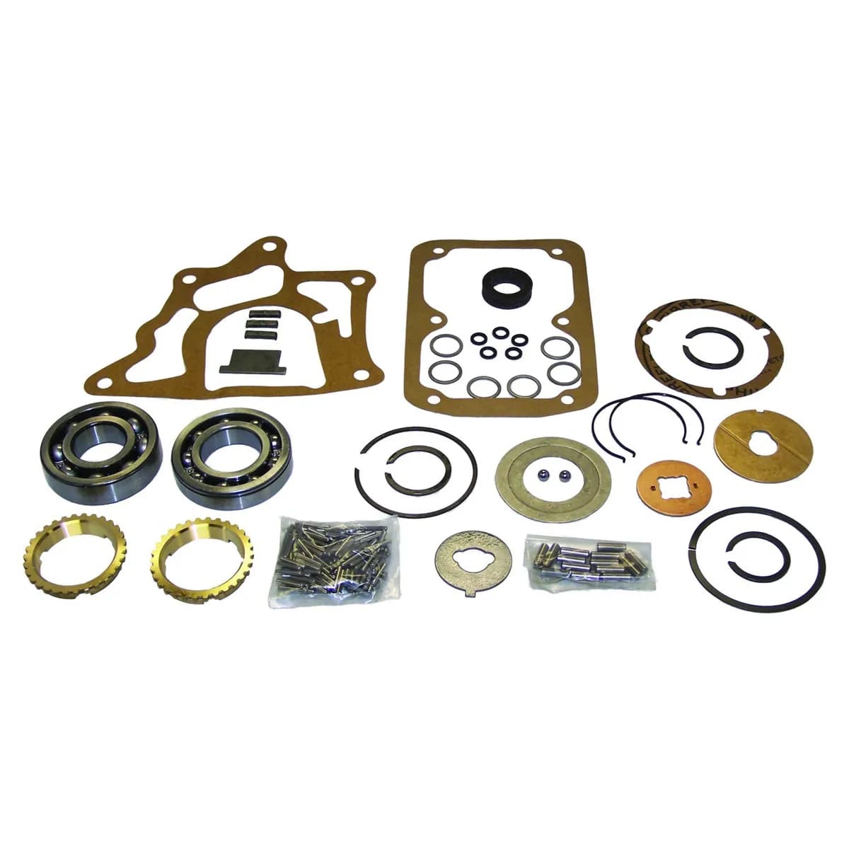 Transmission Master Overhaul Kit 1945-1949 Cj-2a;1948-1953 Cj-3a;1953-1968 Cj-3b;1955-1971 Cj-5;1955-1971 Cj-6;1950-1952 M38;1952-1963 M38-A1;1956-1964 Fc-150;1957-1964 Fc-170;1963-1964 Sj, J-Series1966-1971 C101 Commando;1948-1963 Sedan Delive