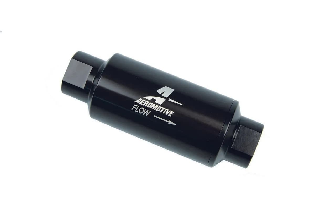 Aeromotive 10 Micron, ORB-10 Black Fuel Filter