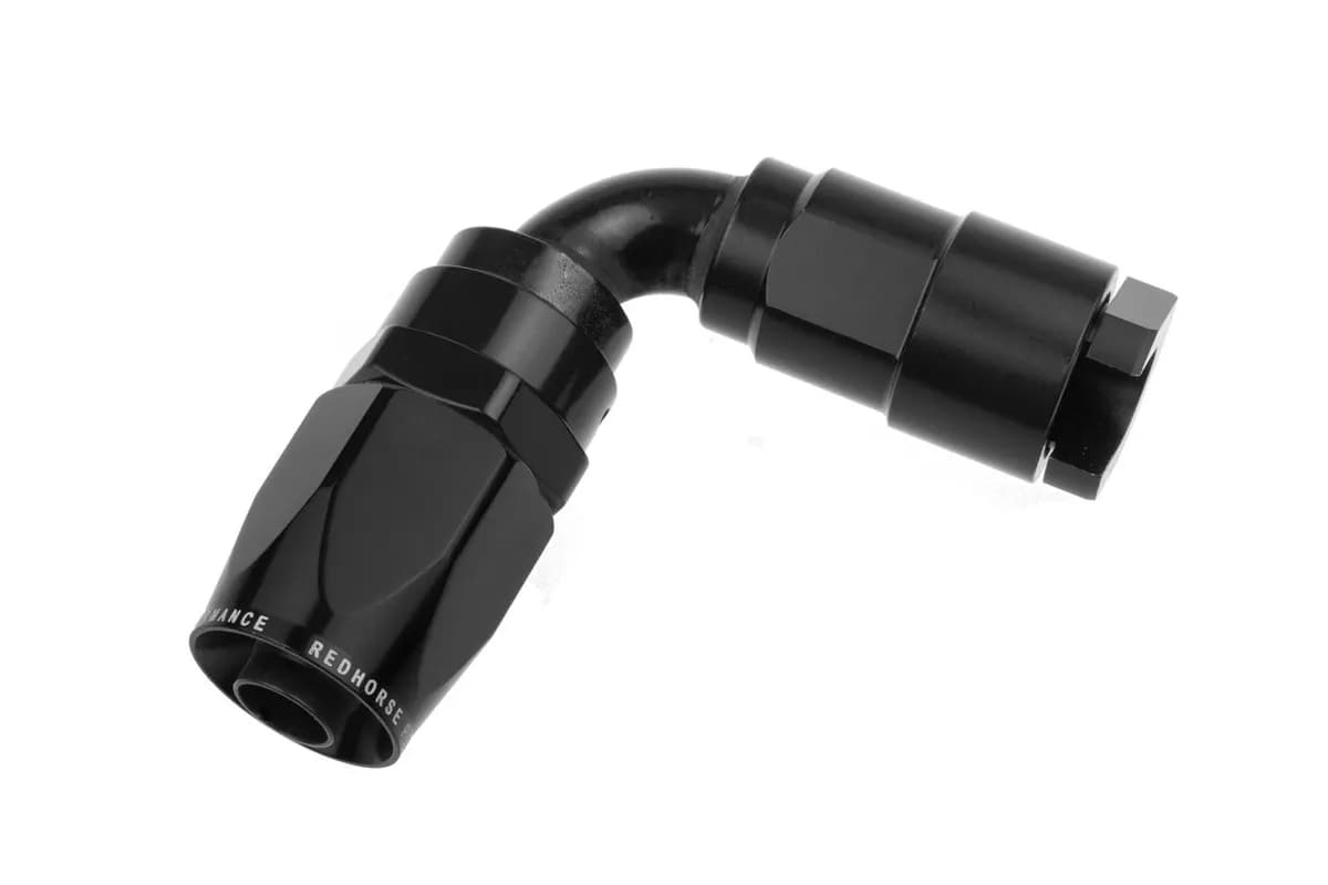 06 to 3/8 SAE Quick Disconnect Female 90deg Black