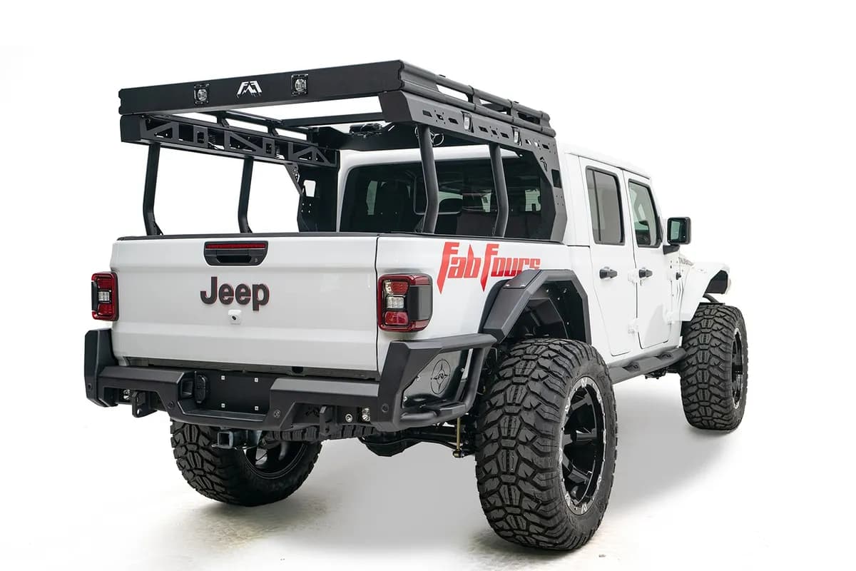 Fab4 Overland Rack Gladiator JT Black
