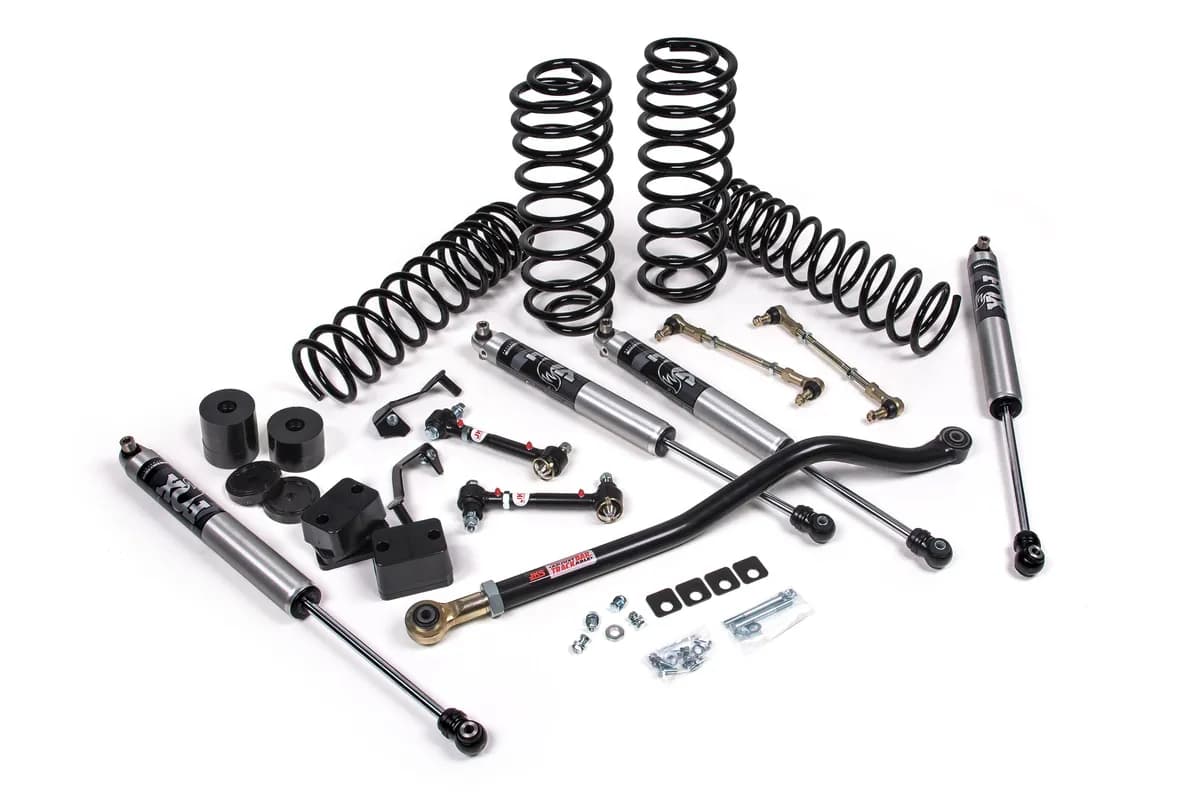 21-24 Jeep Wrangler JL 4xe 4 Door 2 Inch J-Venture Suspension Lift Kit Fox 2.0 Adv Series Shocks JSPEC