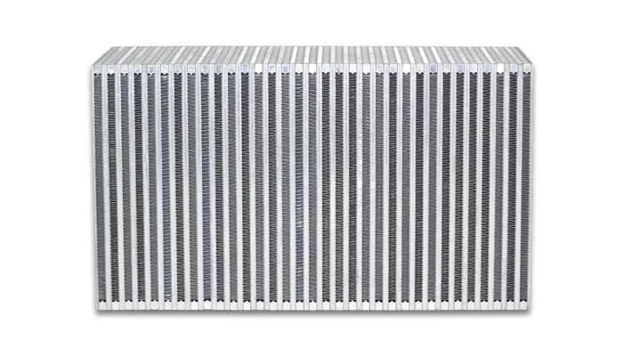 Vertical Flow Intercooler Core; 18 in. Core Width; 6 in. Core Thickness; 12 in. Height; 6061 Aluminum;