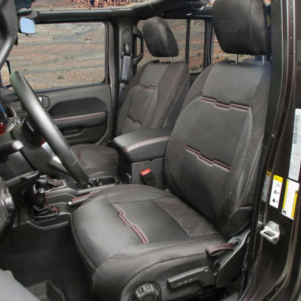 Smittybilt Gen 2 Front and Rear Neoprene Seat Cover Set - Black