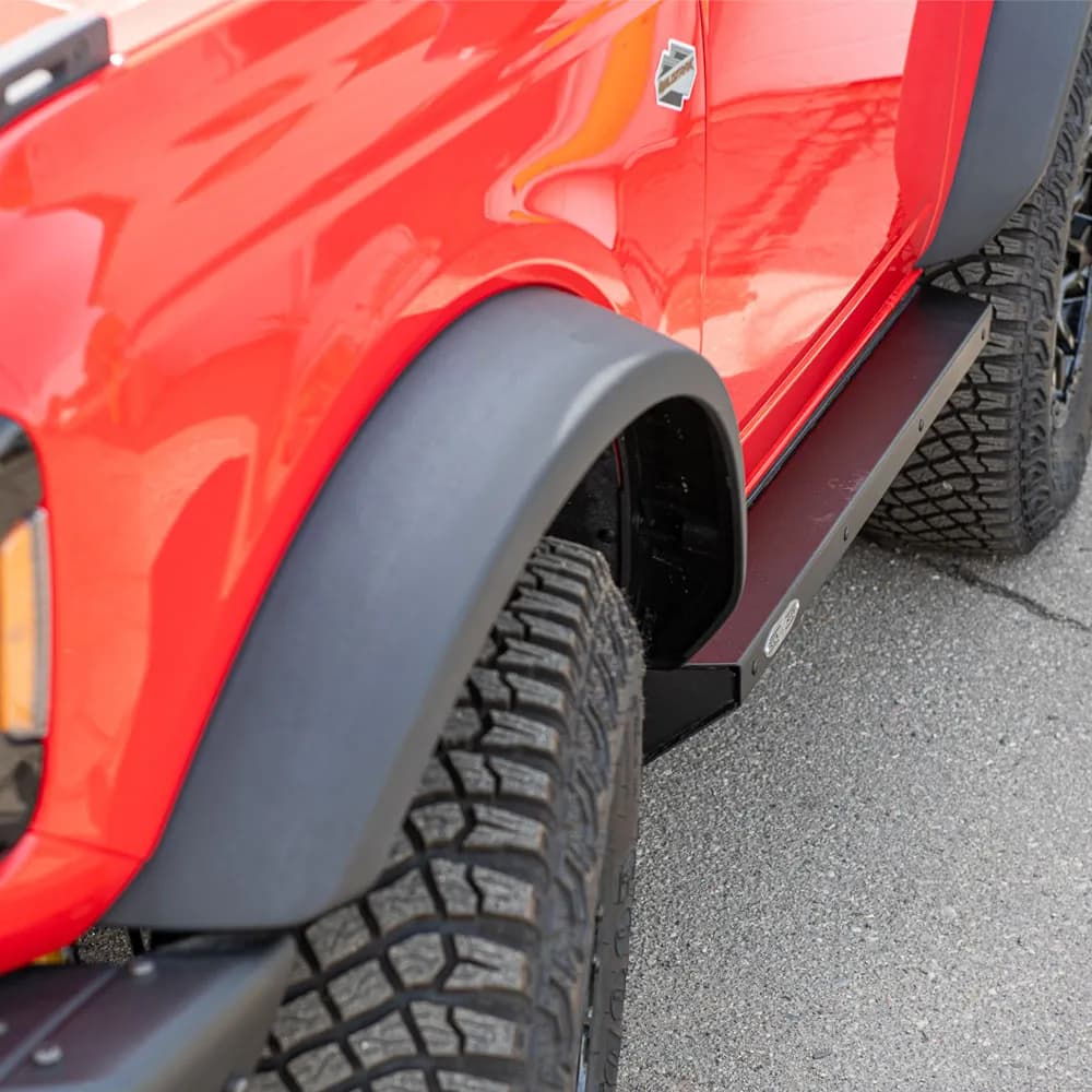 Bronco Side Step Sliders For 21-Pres Bronco 2 Door Models Set Rock Slide Engineering