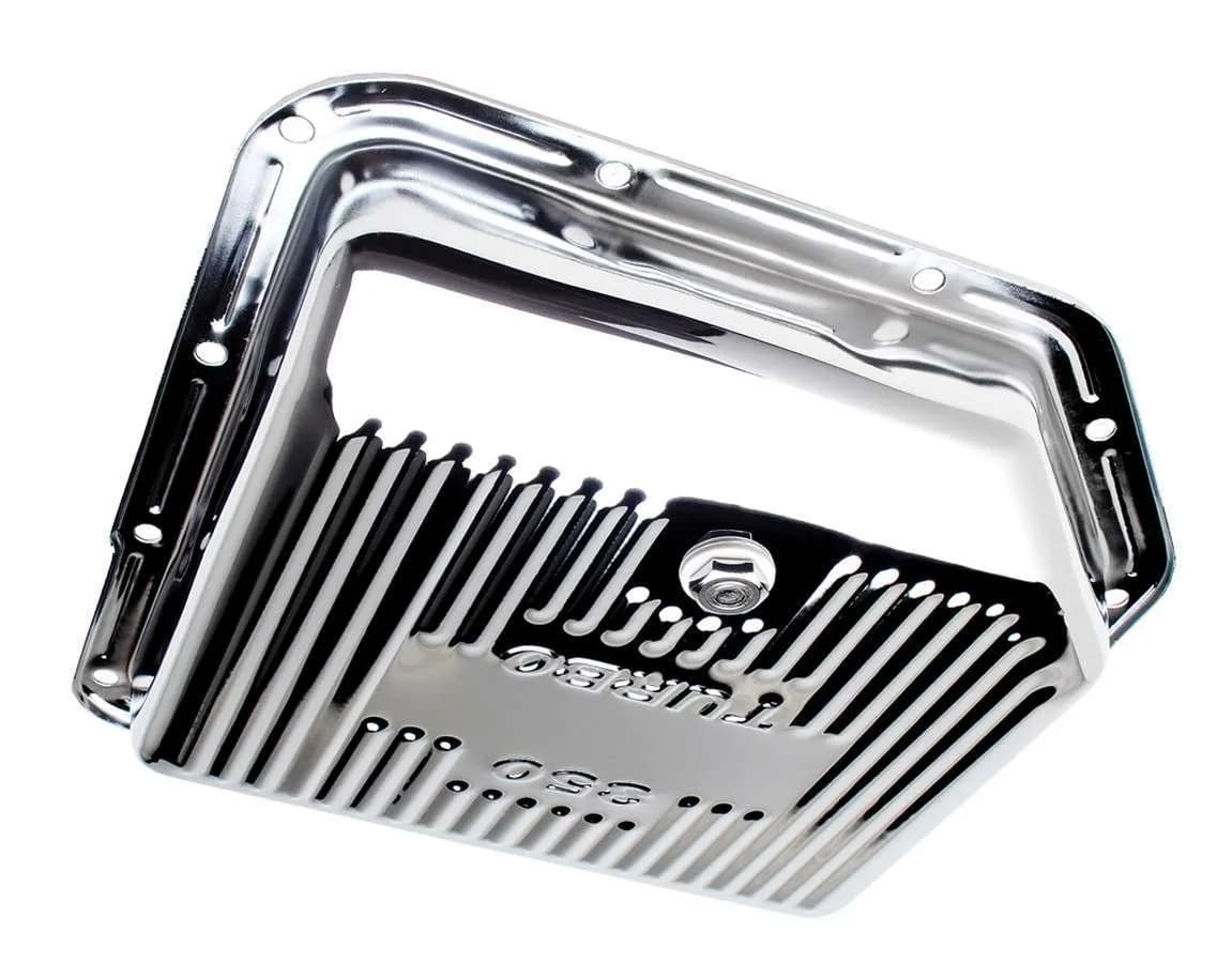 Trans Pan Chrm Finned Th350