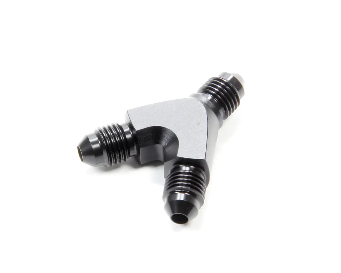 Vibrant Performance - 10804 - Y Adapter Fitting; Size: -4AN x dual -4AN
