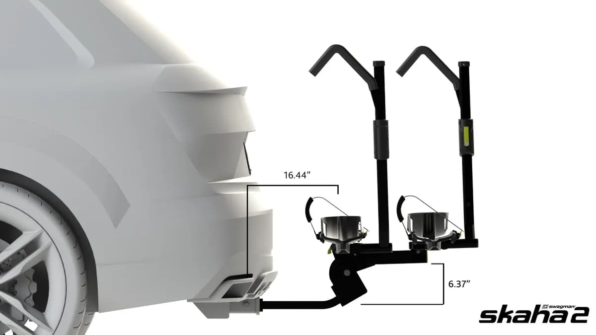 Skaha 2 1 1/4in2in Receiver Bar 60lbs Per Bike