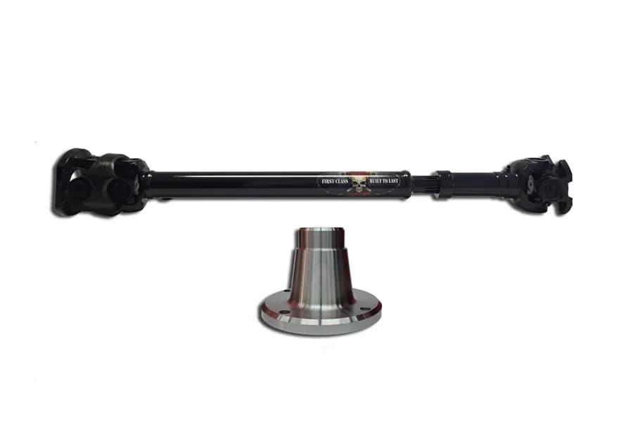 Adams Driveshaft Oem Flange Style Jk Front 1350 Cv Driveshaft [Extreme Duty Series] Solid U-Joint