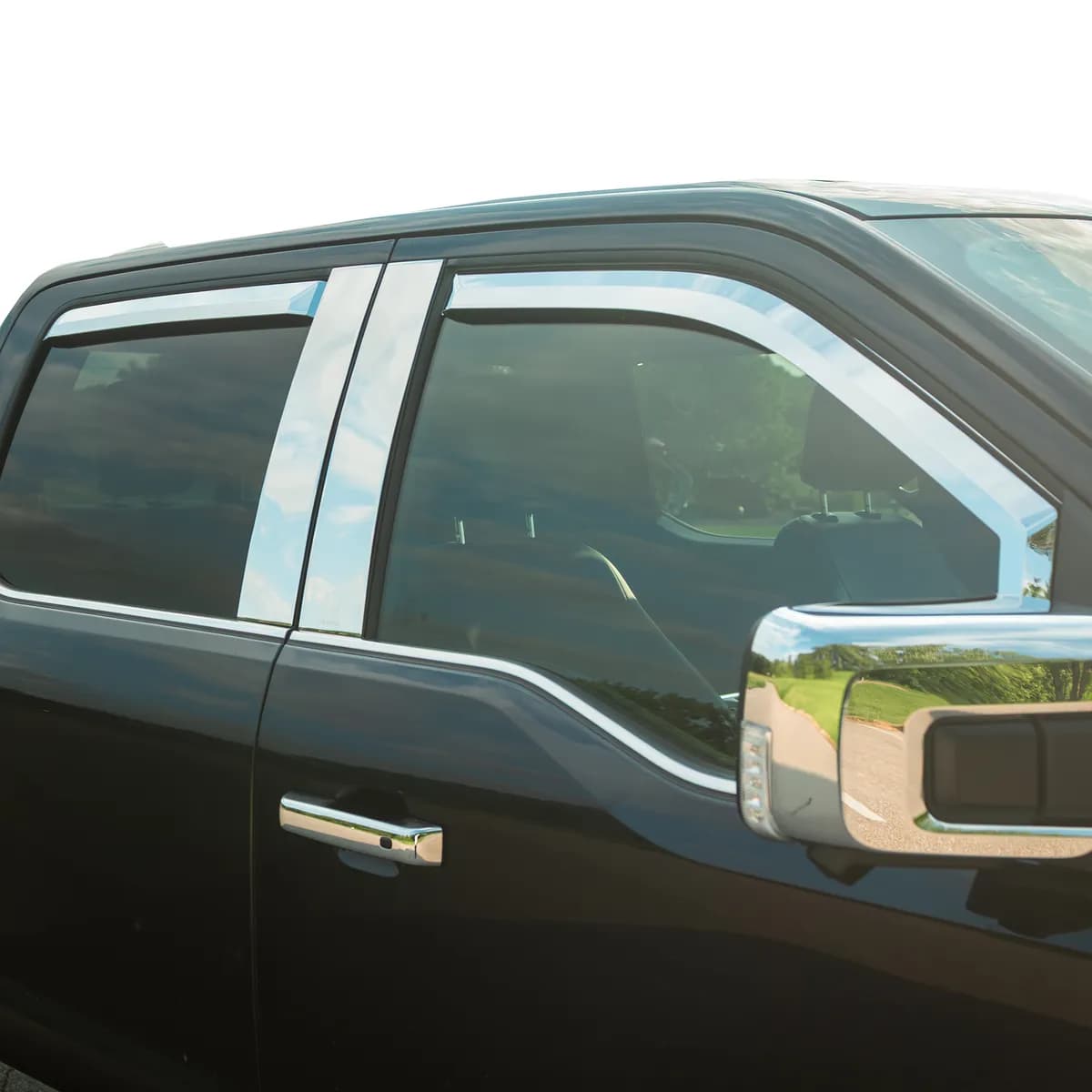 2003-2008 Honda Pilot (Front Only) Element Chrome Window Visor