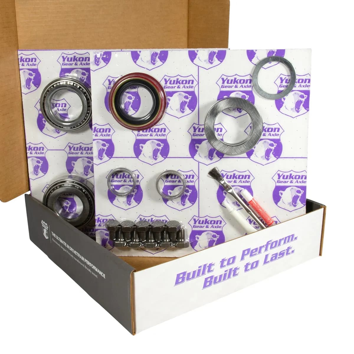 8.8 Inch Ford 4.88 Rear Ring & Pinion Install Kit 31 Spline Posi 2.53 Inch Axle Bearings 8.8 Ford 4.88 Rear R&P Gear/ Install Kit Package With 31 Spline Posi & Ak 1559 Axle Bearings (2.53 Inch Od) Yukon Gear