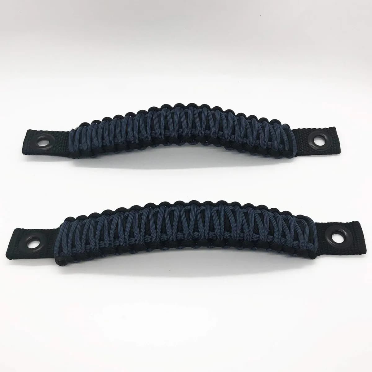 Paracord Grab Handles Rear Pair Bolt-On For Jeep Wrangler Jl, Jlu 2018-2025 - 550 Paracord | Bartact | Black / Baby Pink