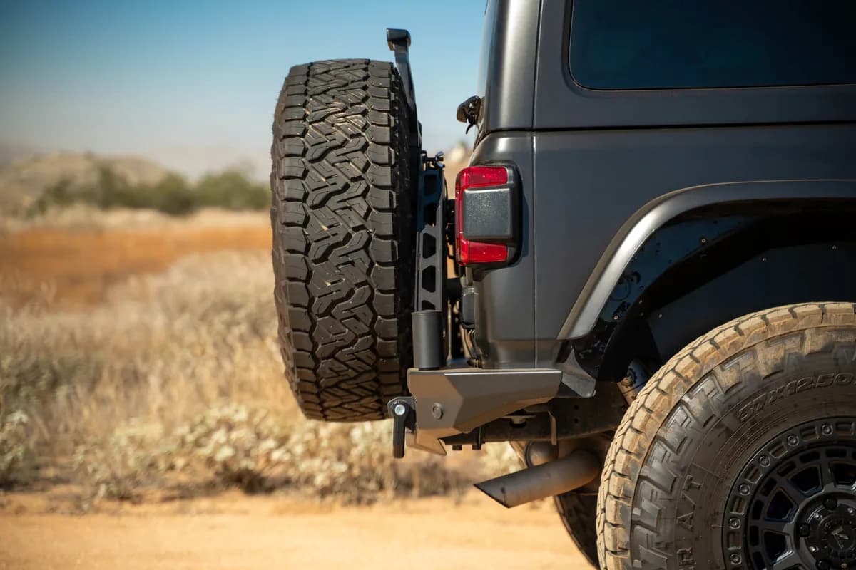 2018-2026 Jeep Wrangler JL | MTO Series Bumper Spare Tire Swing Gate