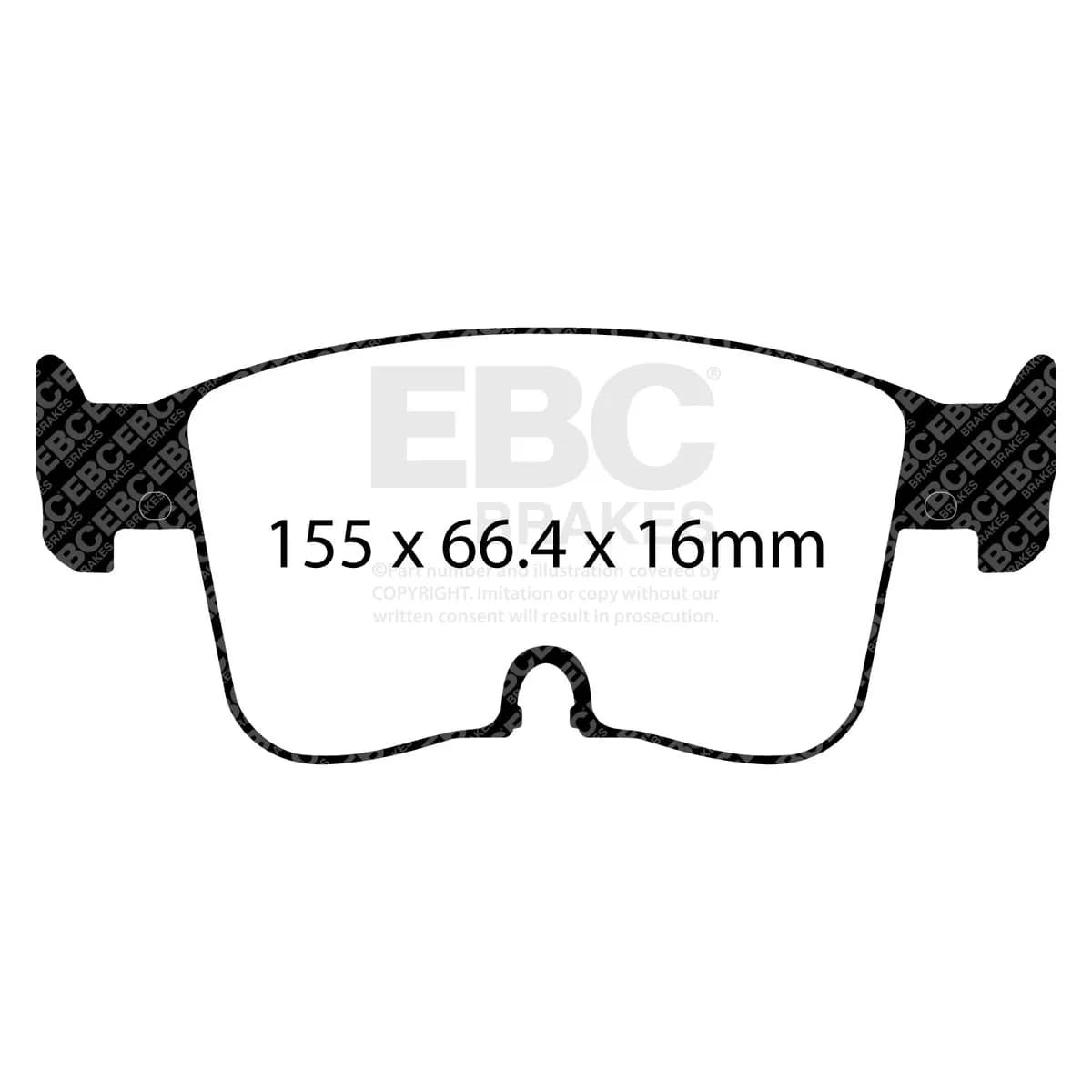 S6 Kits Bluestuff and GD Rotors; Front; FMSI Pad No. D2438; Vented; 5 Bolt Holes; 306mm Dia.; 50mm Height; 26mm Thick;